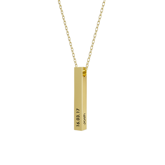 3D Gegraveerde Stang Hanger - Gepersonaliseerde elegantie